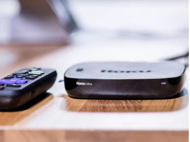 The Roku remote even uses voice control so you can speak your requests.